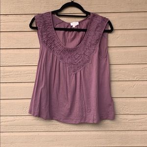Anthropologie purple tank